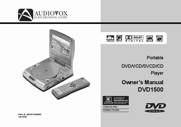 Audiovox Portable DVD Player DVD1500-page_pdf